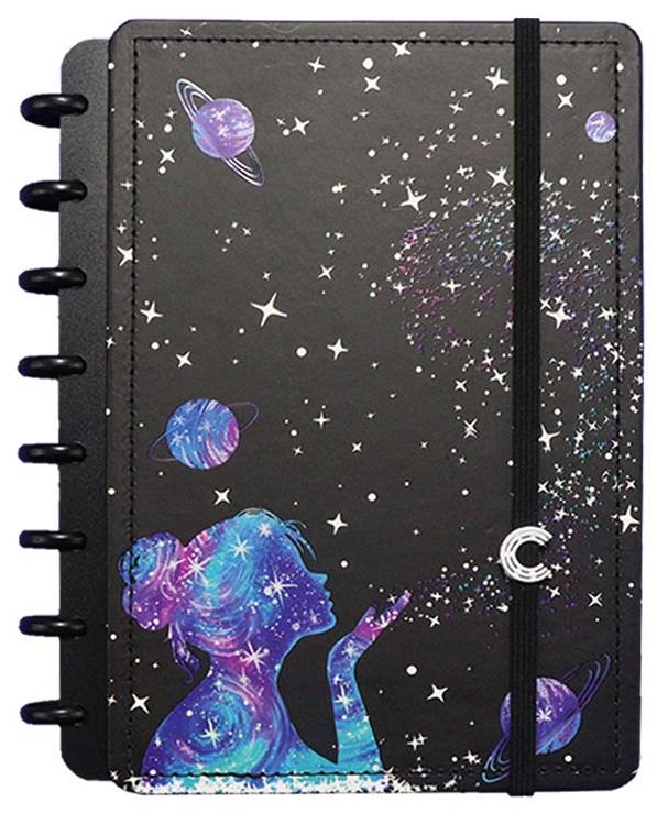 Caderno Inteligente A5 80 Folhas Estrelas Cia52096