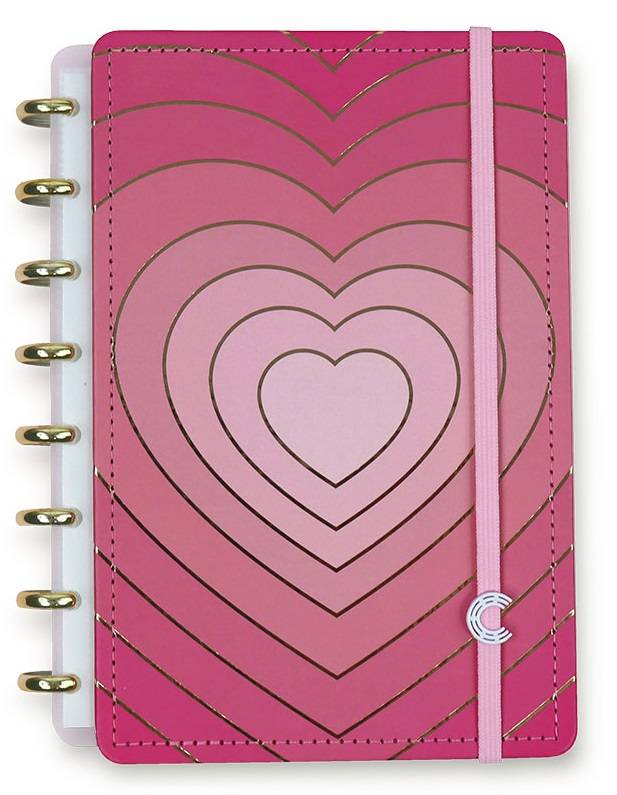 Caderno Inteligente A5 80 Folhas Golden Love Cia52123