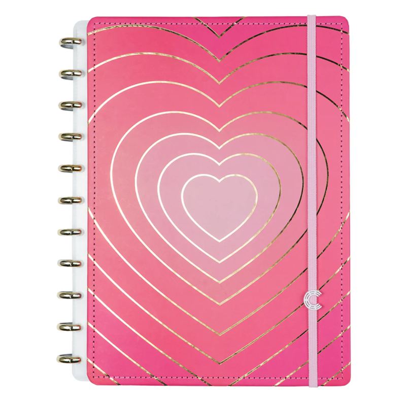 Caderno Inteligente  80Folhas Golden Love Cigd4128