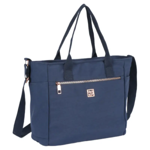 Bolsa Transversal Shopper Náilon Up4you Azul Marinho BS78786UP