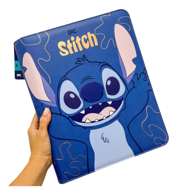 Fichário Dac Stitch 4827 Zíper + Divisórias + 48 Folhas