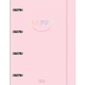 Fichário Happy Cartonado 48 Folhas - Tilibra