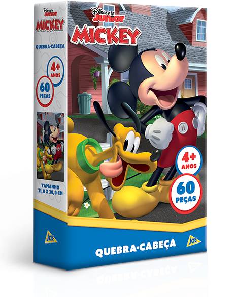 Quebra Cabeça Mickey 60 Peças Toyster 3100