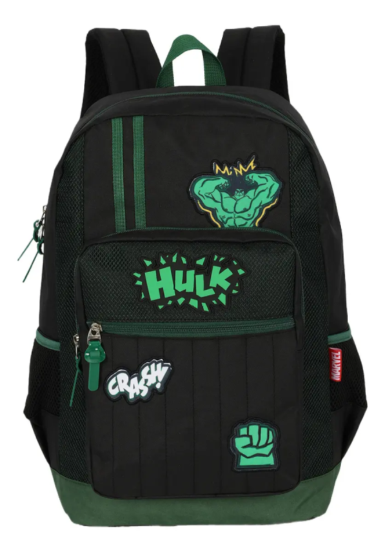 Mochila Luxcel Hulk Avengers Verde Ms50022ag
