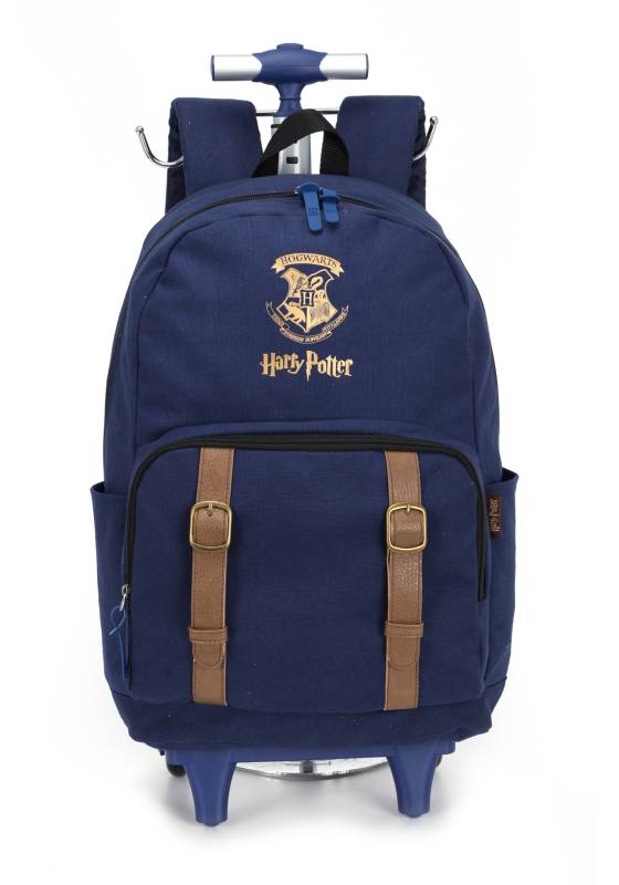 Mochila Carrinho Luxcel Harry Potter Azul Ic46782hp