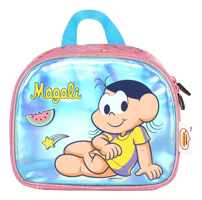 Lancheira Térmica Turma Da Monica Azul Luxcel La42493mn