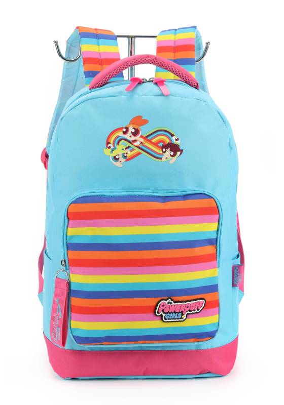 Mochila Luxcel Power Girl Azul Ms47195pg