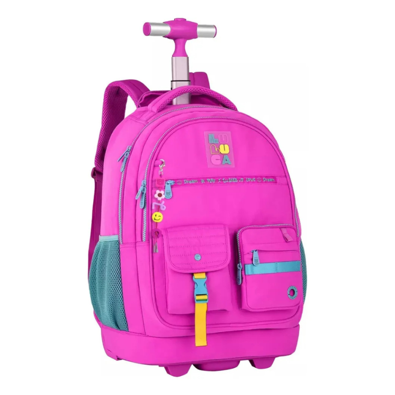 Mochila Carrinho Clio Luluca Lu24599 ROSA