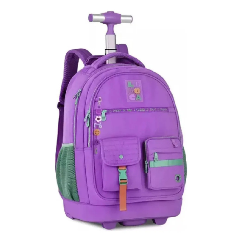 Mochila Carrinho Clio Luluca Lu24599 ROXO