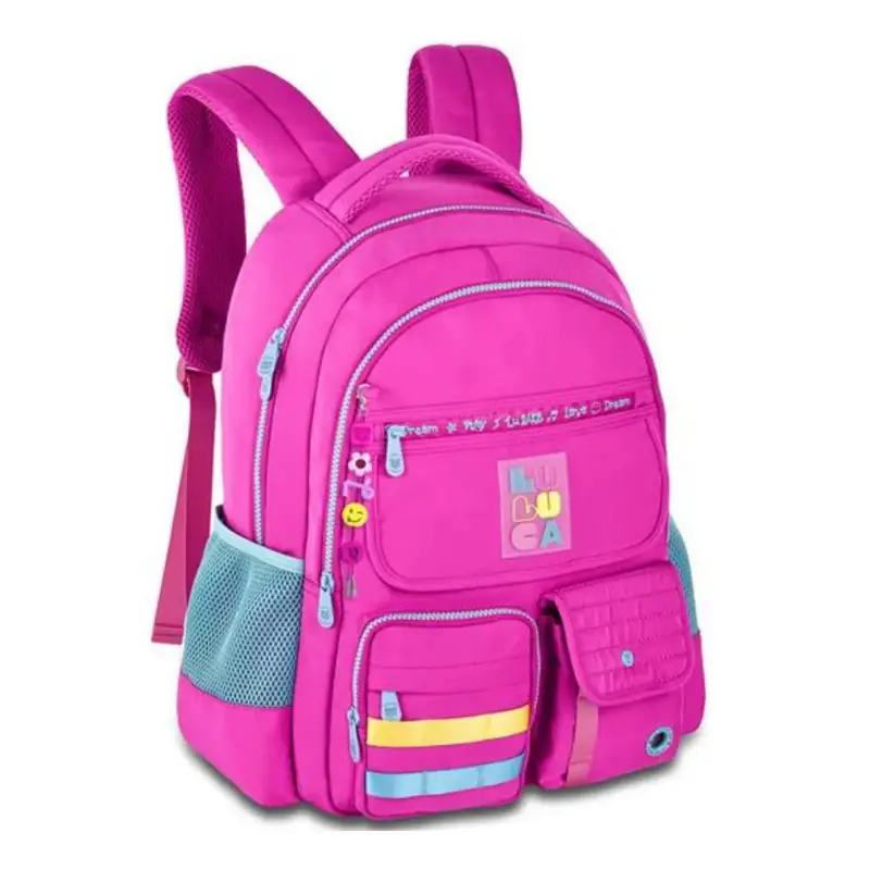 Mochila Escolar Clio Luluca Lu24600 ROSA