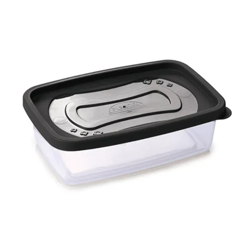 Pote Para Alimentos Retangular 620 Ml Clic Plasútil