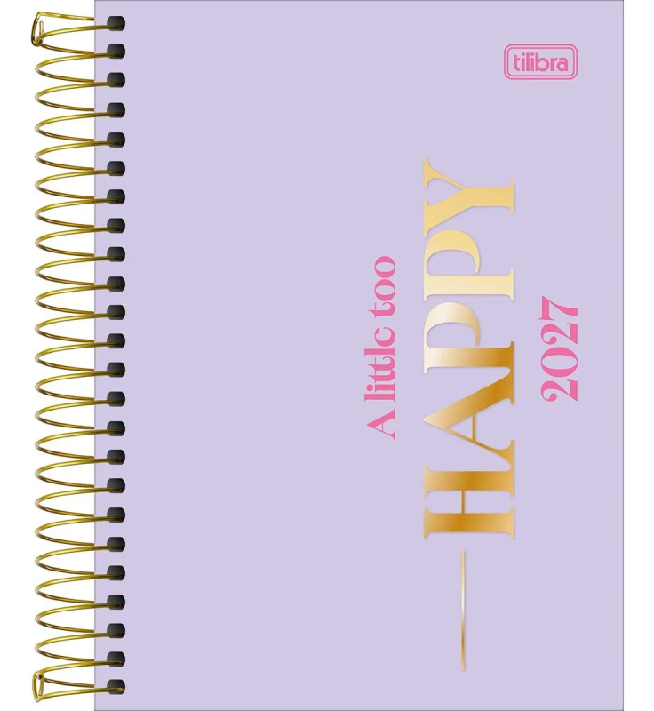 Agenda Anual Tilibra Happy Espiral M4 2027 Sortida