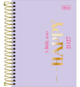 Agenda Anual Tilibra Happy Espiral M4 2027 Sortida