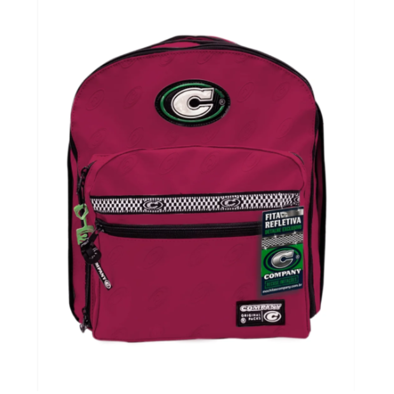 Mochila Company Classic Porta Garrafa - Rosa Cereja Old