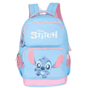 Mochila Costas Stitch Escolar Azul Ms50041sc