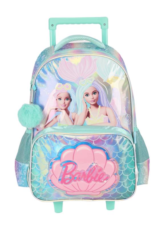 Mochila Carrinho Luxcel Barbie Verde Ic41462bb