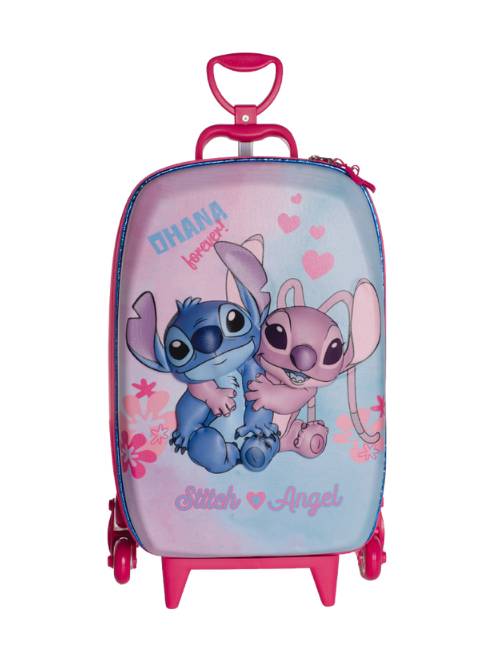 Mochila Carrinho Maxtoy Stitch E Angel 3857Dm24