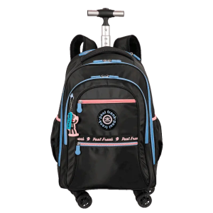 Mochila Carrinho Sestini Paul Frank Fun 4R Pt/Rs 76297-01