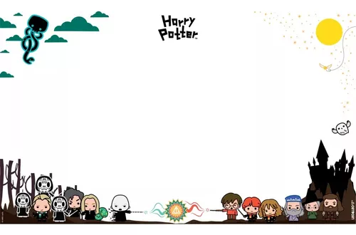 Quadro Eletrostático Harry Potter Infantil Parede Plástico