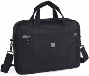 Pasta Executiva Luxcel Polo King 5 Divisórias Notebook Preta Ex20039PK