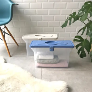 Maleta Caixa Arquivo Organizadora Empilhável Com Fecho Dello