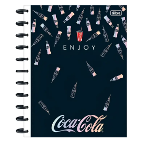 Caderno Tilidisco 10 Matérias 160 Folhas Coca Cola Tilibra Connect