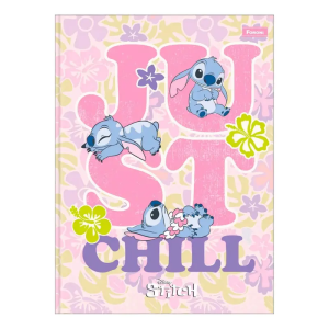 Caderno Colegial Capa Dura 160Fl Stitch Foroni - Sortido