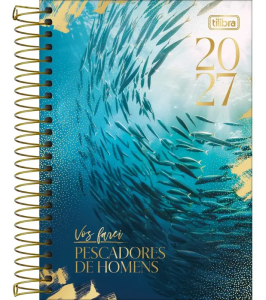 Agenda Anual Louvor Tilibra Espiral M6 2027 Sortida