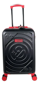 Mala Pequena Bordo Enaldinho Preta Luxcel  MF10538UP