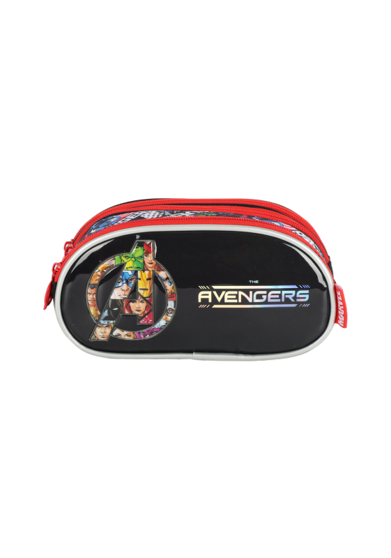 Estojo Luxcel Avengers 3Fecho Preto Ei41635ag