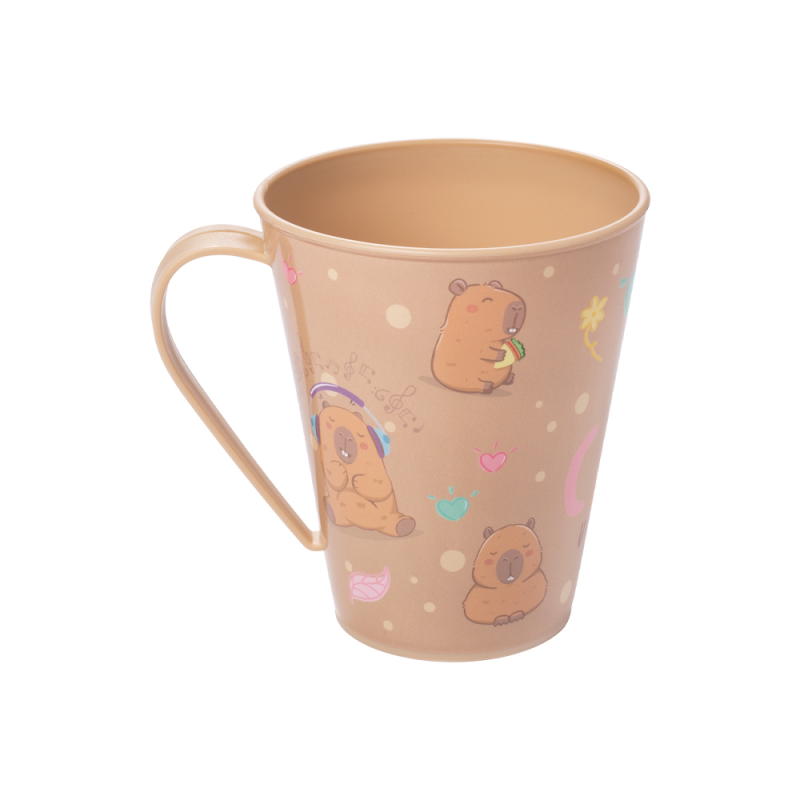 Copo Plástico Capivara C/Alça 360Ml 17848 Plasútil