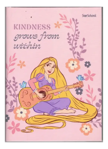 Caderno Capa Dura Brochurão Princesas 80F Jandaia Sortido