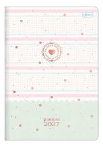 Agenda Planner Tilibra Soho Grampeado M7 2027 Sortido