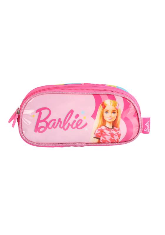 Estojo Luxcel Barbie 3 Fechos Ei41445bb pink