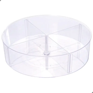 Organizador Giratório Multiuso G 30cm c/ Divisórias
