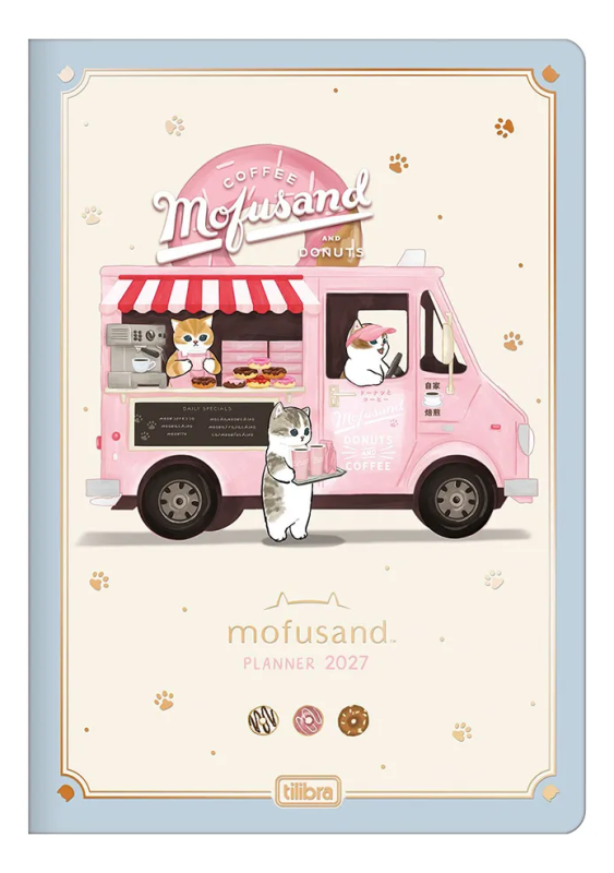 Agenda Planner Tilibra Mofusand Grampeado 2027 M7 Sortido