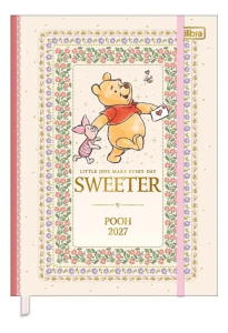 Agenda Anual Tilibra Ursinho Pooh Costurada M7 2027 Sortido