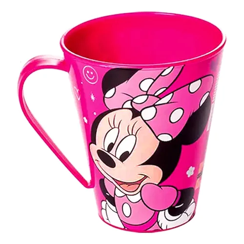 Caneca Infantil da Minnie Mouse Disney de Plastico 360ML-Plasútil