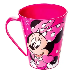 Caneca Infantil da Minnie Mouse Disney de Plastico 360ML-Plasútil