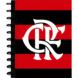 Caderno De Discos Universitário 1 Matéria Flamengo - Kitdisc