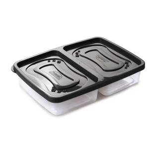 Porta Frios Vasilha Lanche Frutas Pote Com 2 Divisórias