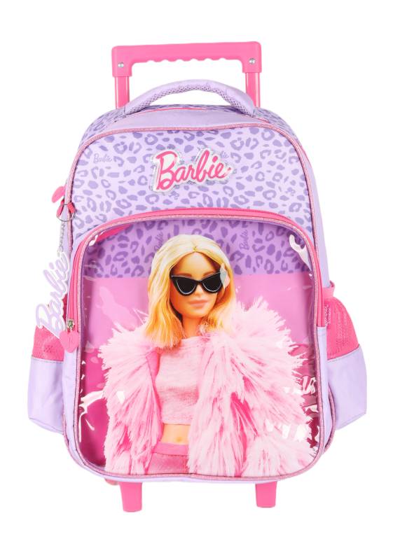 Mochila Carrinho Luxcel Barbie Ic41442bb Violeta