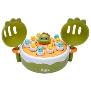 Jogo Dino 3 Em 1 Boliche,Pula e Pega,Jogo Da Velha letron