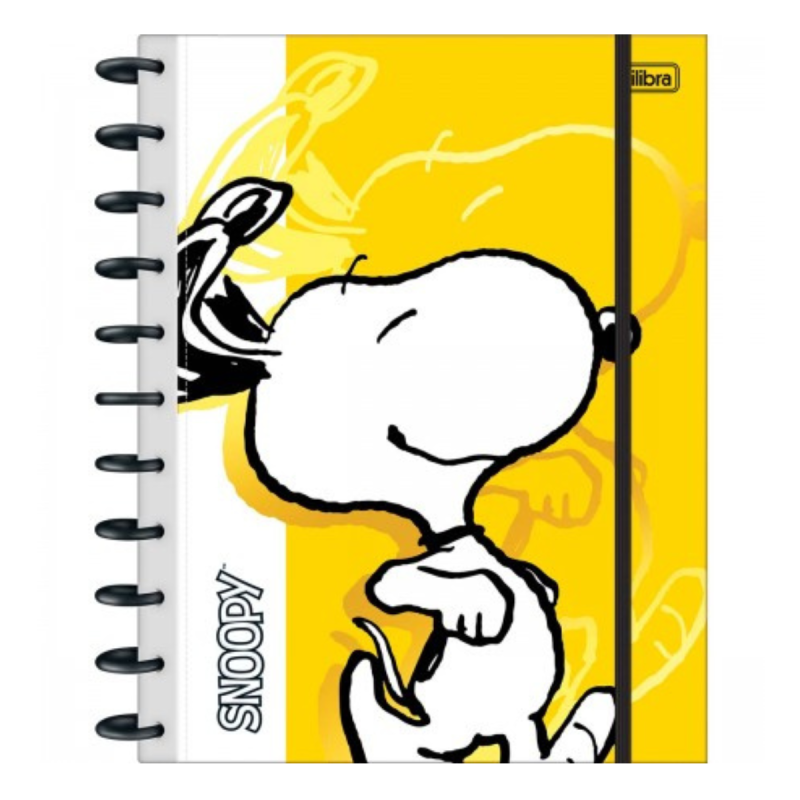 Caderno Tilidisco 10 Matérias 160 Folhas Snoopy Tilibra Connect