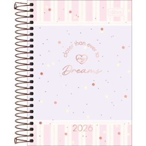 Agenda Anual Tilibra Soho Espiral M5 2026 Sortido