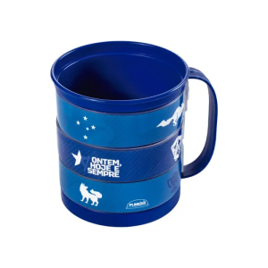 Caneca Cruzeiro Plástica C/Alça Cruzeiro 360Ml 14778 Plasútil