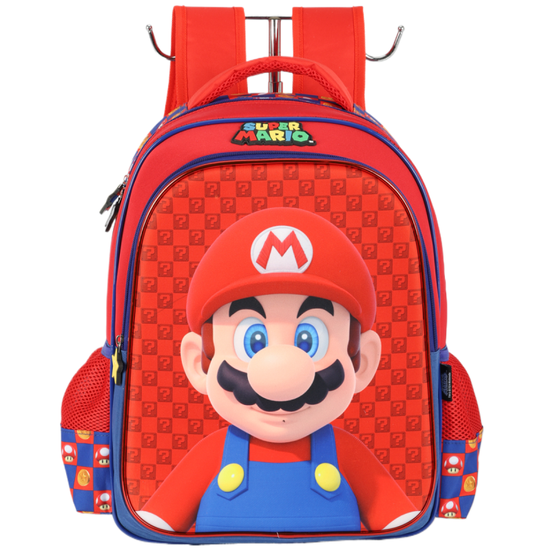 Mochila Escolar De Costas Super Mario Azul Is41401MO