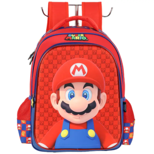 Mochila Escolar De Costas Super Mario Azul Is41401MO