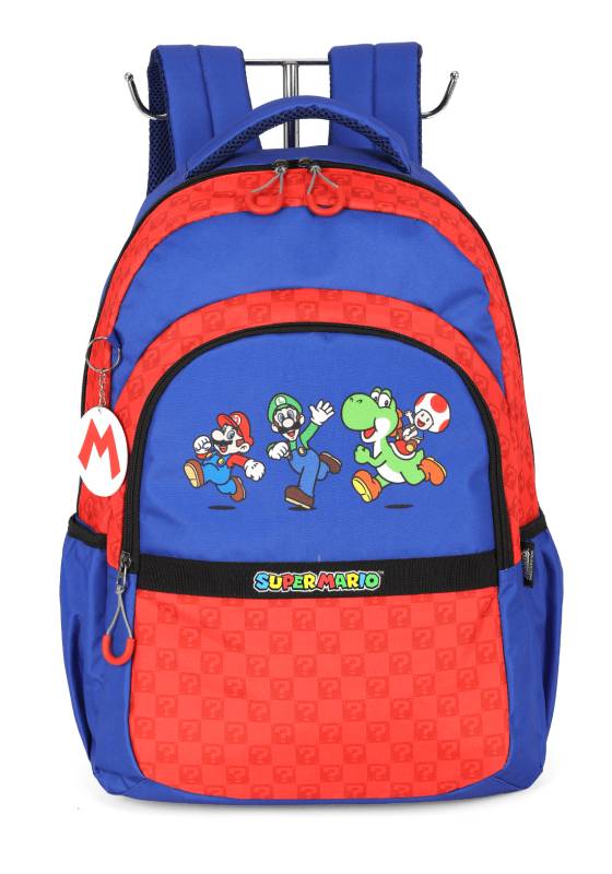 Mochila Luxcel Super Mario Notebook Azul Mj47574mo