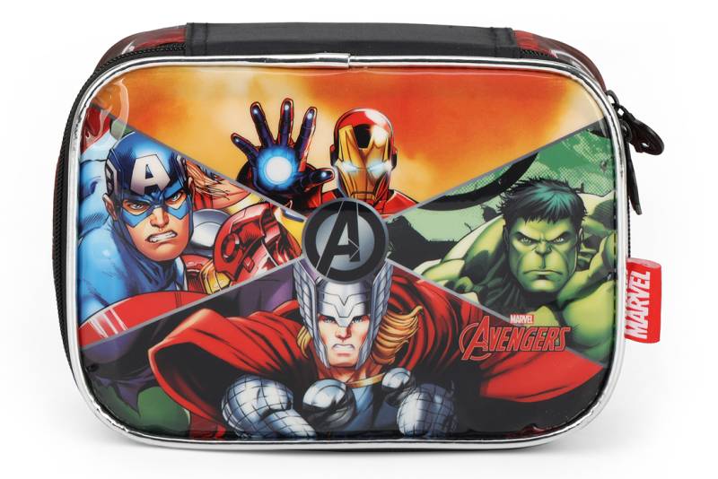 Estojo Luxcel Avengers Box Vermelho 1 Fecho Ei39764g